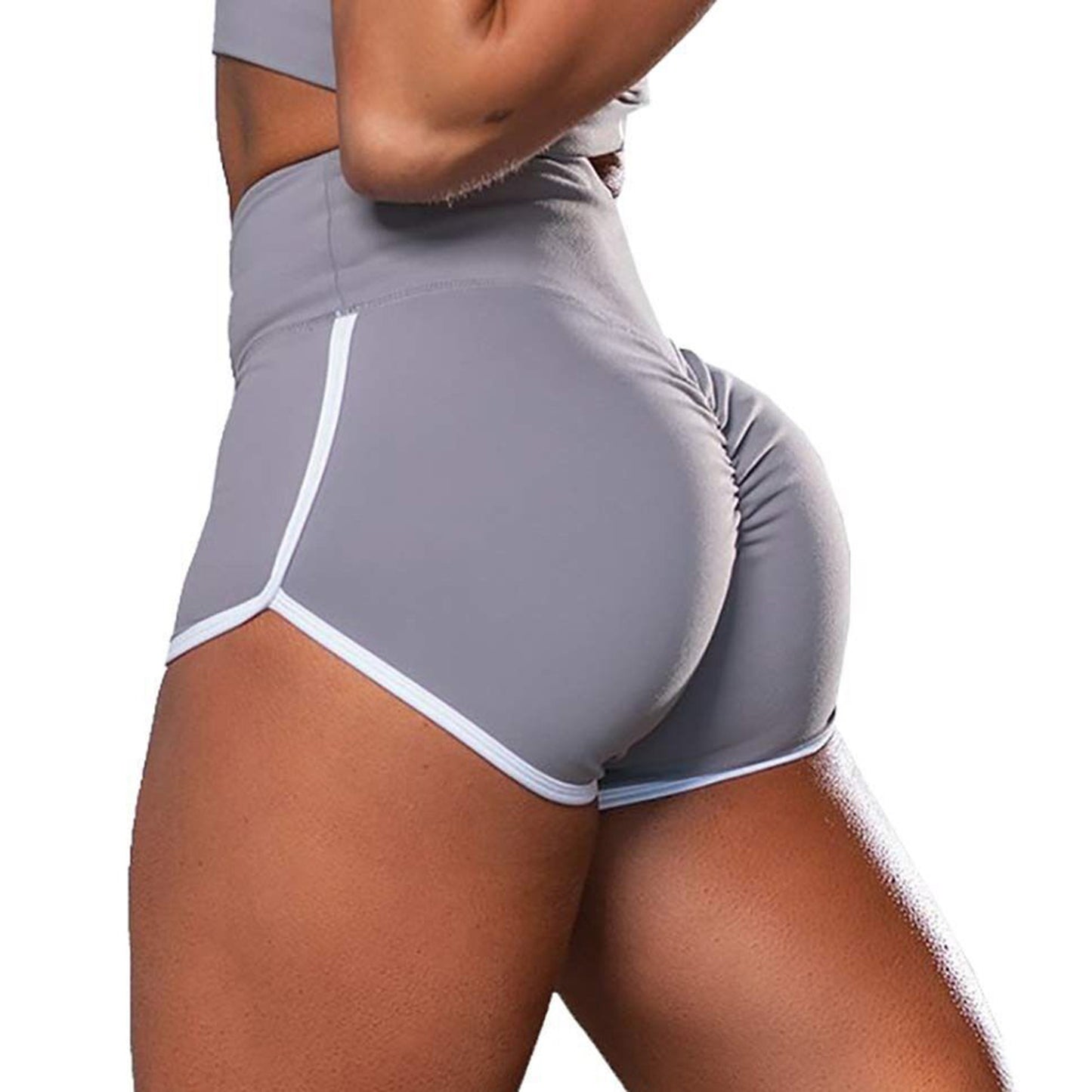 Women Sports Athletic Shorts Skin-Friendly Slim Buttocks Pants for Outdoor Excising Gym Fitness