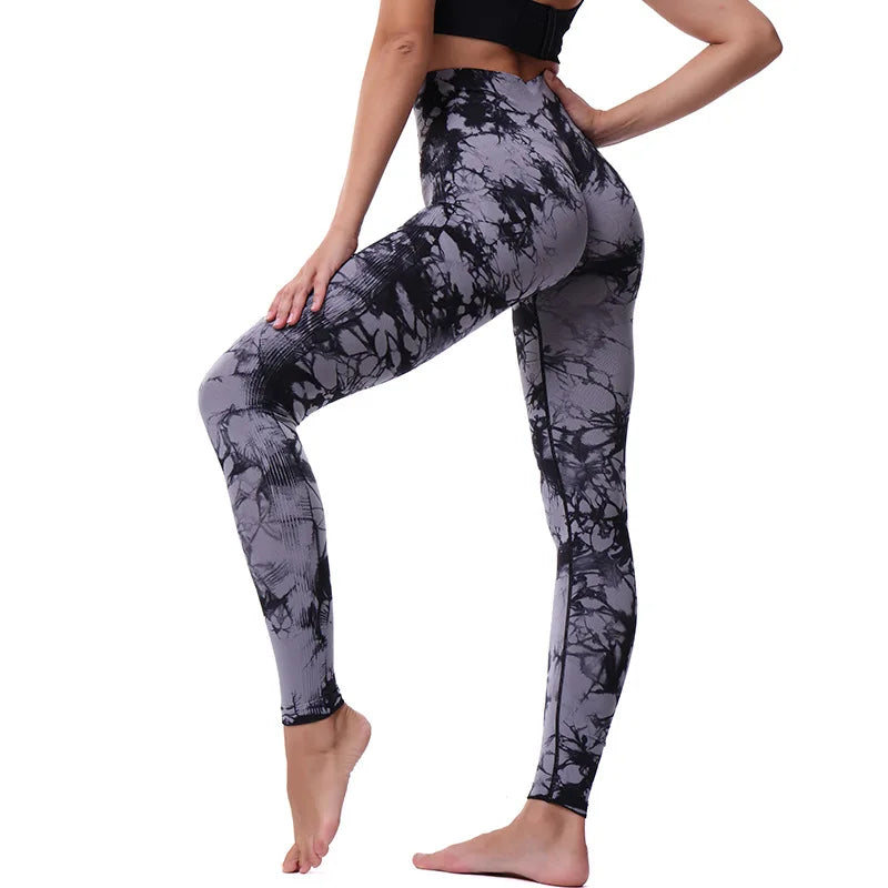 Women Gym Yoga Seamless Pants Sports Clothes Stretchy High Waist Athletic Exercise Fitness Leggings Activewear Pants