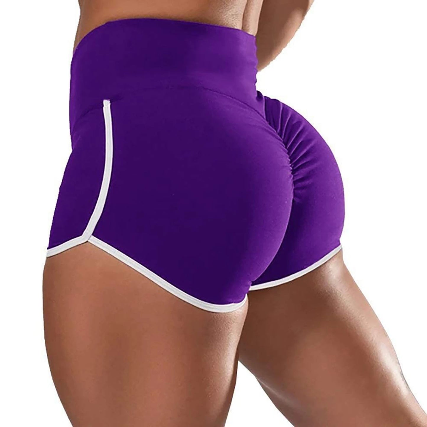 Women Sports Athletic Shorts Skin-Friendly Slim Buttocks Pants for Outdoor Excising Gym Fitness