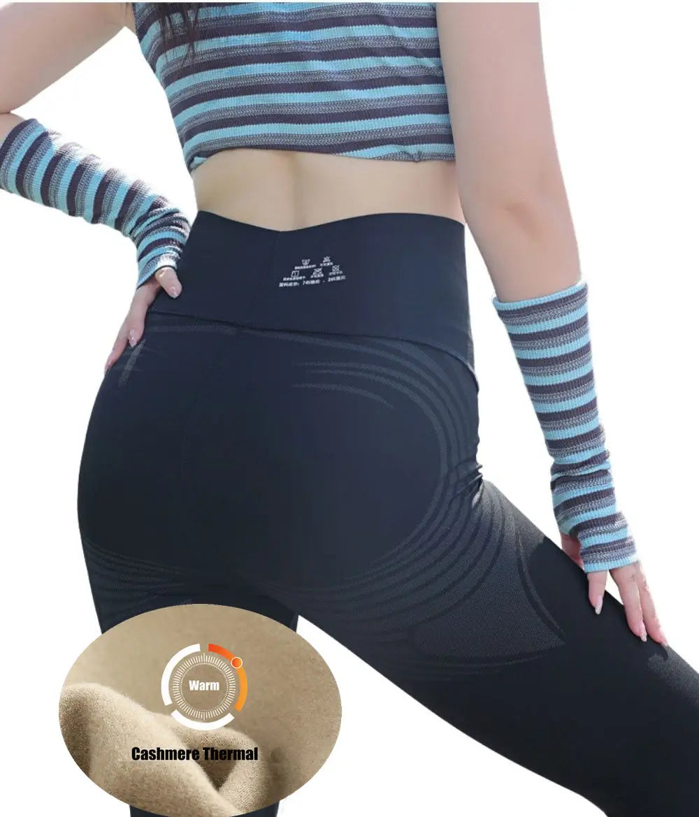 Plus Size Leggings Thicken Warm for Women High Waist Thermal Fleece Shape Body Shaper for Daily Casual And Yoga legging ouc2548