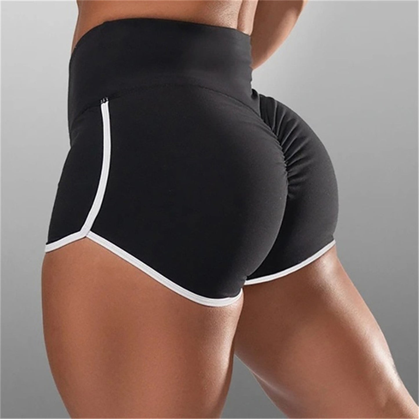 Women Sports Athletic Shorts Skin-Friendly Slim Buttocks Pants for Outdoor Excising Gym Fitness