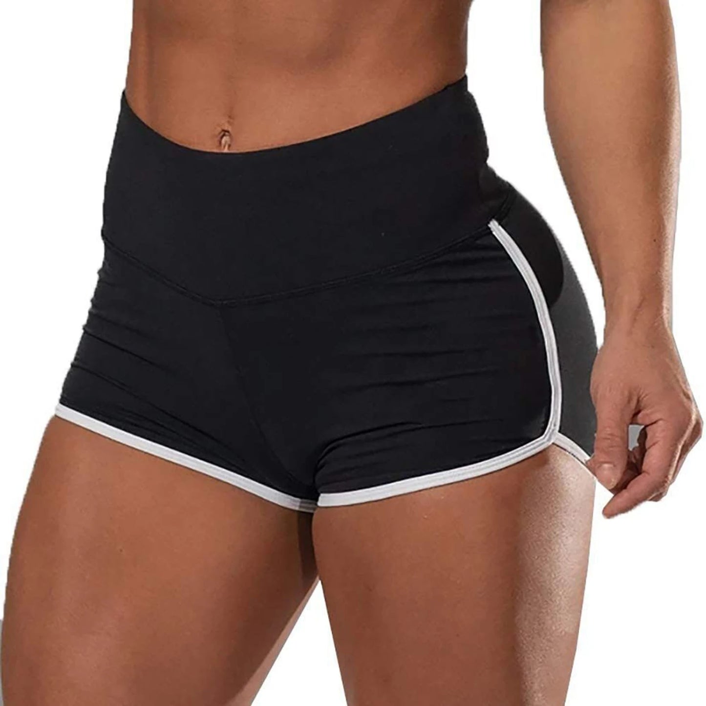 Women Sports Athletic Shorts Skin-Friendly Slim Buttocks Pants for Outdoor Excising Gym Fitness